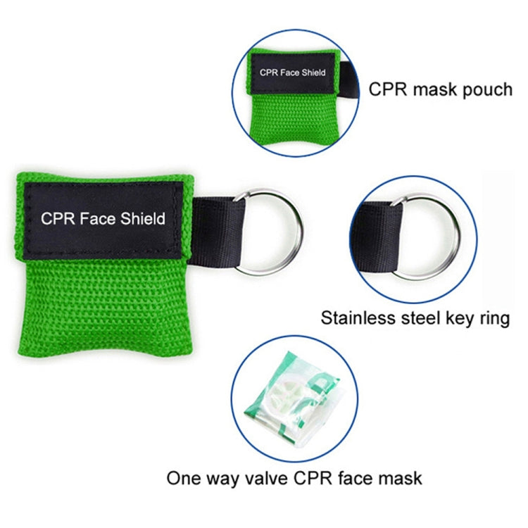 CPR Emergency Face Shield Mask Key Ring Breathing Mask CPR Emergency Face Shield Mask Key Ring Breathing Mask